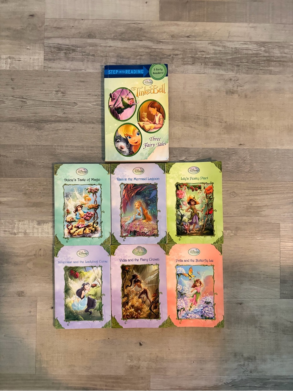 Disney Fairies Tinker Bell Books Bundle Lot of 7 Tales From Pixie Hollow